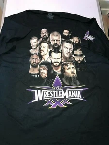 WWE WRESTLING WrestleMania 30 Mens T-shirt MEDIUM NEW RARE - Picture 1 of 3