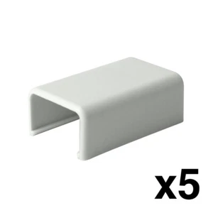 Construct Pro™ Rennbahn Kabelabdeckung Endkappen (5er-Pack, 0,87 Zoll, weiß) - Bild 1 von 8