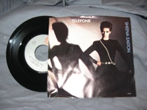 SHEENA EASTON! - "TELEFONE" B/W "WISH YOU WERE HERE TONIGHT" ST 45 EX - Imagen 1 de 2