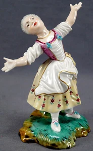 Early 20th Century Hochst Style Hand Painted Female Figurine Circa 1902 - 1904 - Picture 1 of 12
