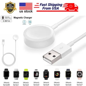 Magnetic USB Charging Cable Charger For Apple Watch iWatch Ultra Series 8 7 6 SE - Picture 1 of 12