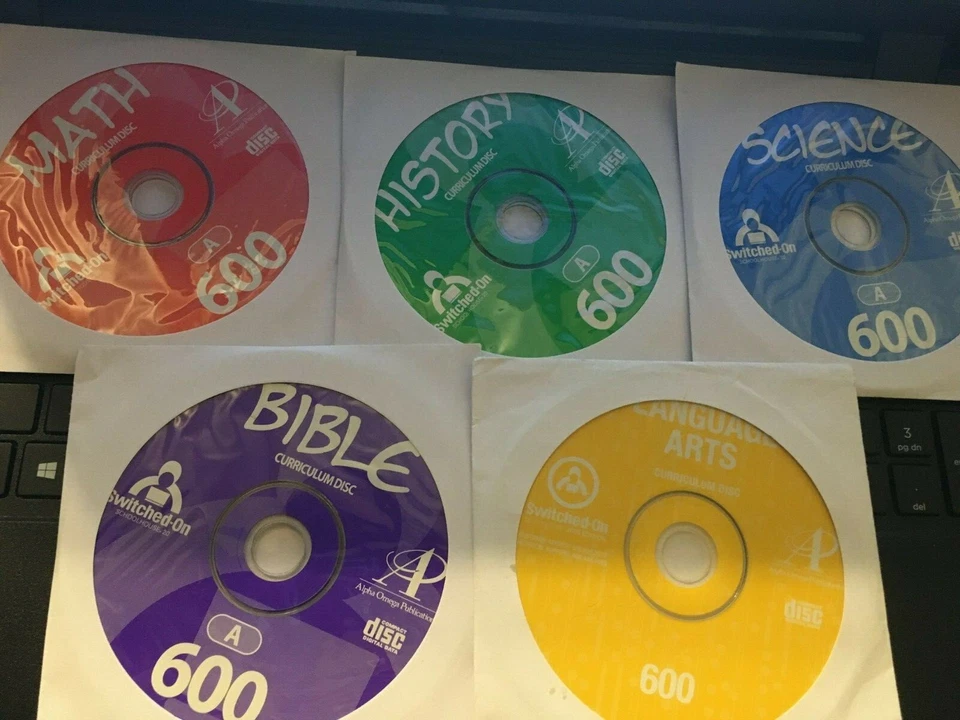 Switched on Schoolhouse, 6th grade 5’subject complete free ship, AOP SOS - Image 1 of 1