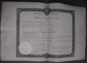 Maurice Réalier- Dumas. Peintre Affichiste. Diplôme ès Lettres. 1877 - Picture 1 of 1