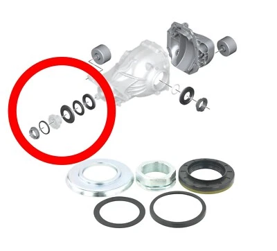 Rear Differential Oil Seal Kit for BMW 1 3 4 5 6 7 8 X1 X2 X3 X4 X5 X6 X7 Z3 Z4 - Image 1 of 4