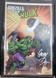 GODZILLA VS HULK #1 CVR F MCGUINNESS FOIL SGN GERRY DUGGAN & LAURA MARTIN NO COA - Picture 1 of 1