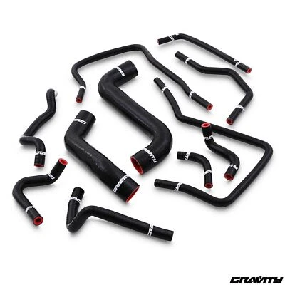 11pc SILICONE ENGINE RADIATOR HOSE PIPE KIT FOR SUBARU IMPREZA GDA WRX STI 01-05 - Imagen 1 de 4