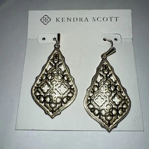KENDRA SCOTT Gold Tone Addie Statement Earrings - Picture 1 of 2