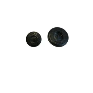 JC Penny 2 Cerelli Angelo Buttons Vintage Black - Picture 1 of 3