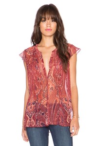 joie elzie silk floral blouse