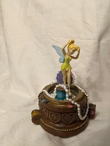 Disney 1951 Antique Tinkerbell Sewing Notions Music Box You Can Fly You Can Fly - Picture 1 of 4