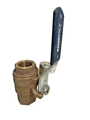 NIBCO T-585-70 (NL95008) 3/4" NPT Bronze Full Port Ball Valve Lever Operated - Image 1 of 4