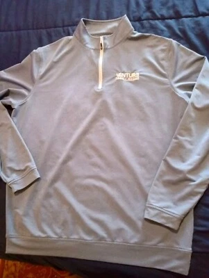 Peter Millar Crown Sport 1/4 Zip Pullover Sweater Men’s Sz XL Blue 6G - Image 1 of 4