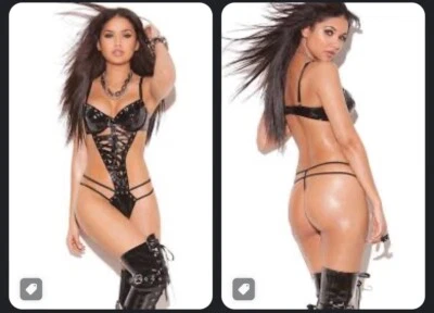 NWT Elegant Moments Leather Beyond a Promise Lingerie Style V 2934 - Image 1 of 4