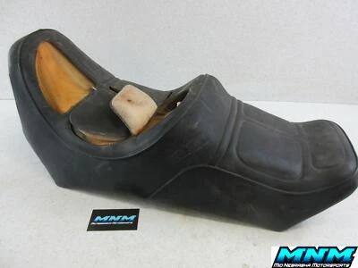 Yamaha Virago 500 Xv500 1983 genuino 83 completo asiento delantero del conductor doble fabricante de equipos originales negro Foto 1 de 4