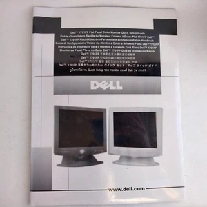 Dell 1701 FP Flachbildschirm Farbmonitor Kurzanleitung mit CD versiegelt - Bild 1 von 2