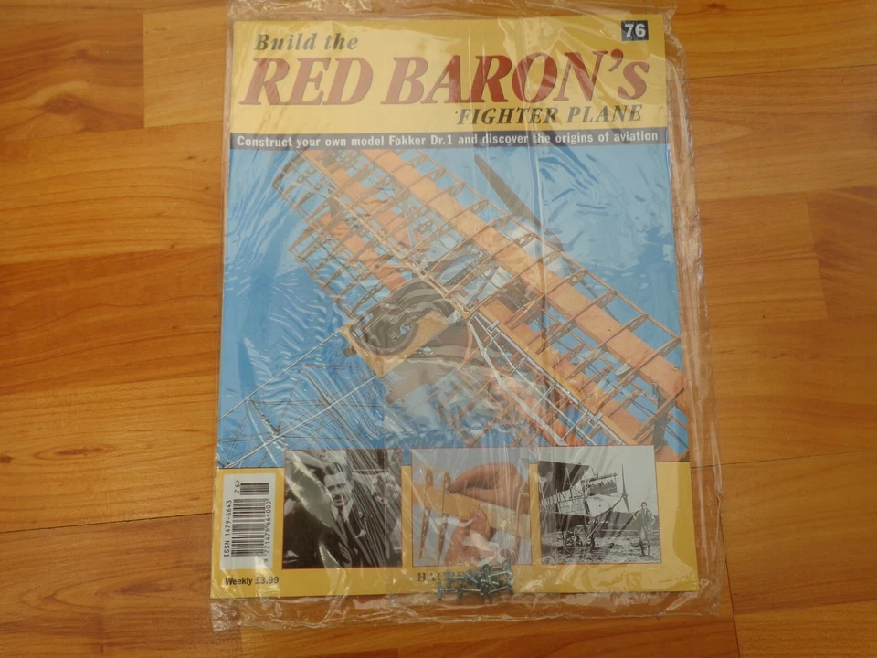 1/8 Hachette Costruzione The Red Barone Fokker DR1 WW1 Fighter Problema 76 Inc - Immagine 1 di 1