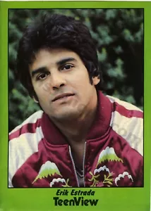 1978 Erik Estrada TeenView Magazine Heartthrob Old PHOTO PAGE Fan Gift (3539) - Picture 1 of 1
