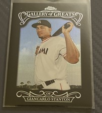 2015 Topps Chrome Gallery Of Greats Giancarlo Stanton Refractor #GGR-22 Marlins