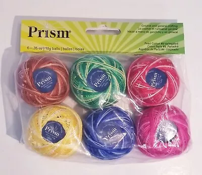 DMC Prism Pearl Cotton Size 8 6/pk Variegated - Image 1 of 3