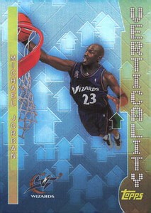 2002 Topps Verticality #V8 Michael Jordan   Card RG
