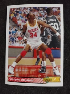 1992-93 Upper Deck Basketball Hakeem Olajuwon #136 Houston Rockets - Bild 1 von 2