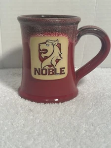 Deneen Pottery Coffee Red Mug Noble Lion Logo 2023 TTT - Picture 1 of 4