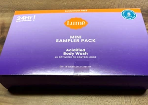LUME~ Mini Sampler pack Acidified Body Wash 5- 1.5oz Tubes New - Picture 1 of 2