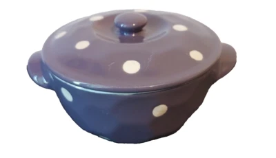 Maxwell Williams Sprinkle Polka Dot Stoneware Sugar Bowl Lilac - Image 1 of 4