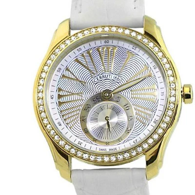 CERRUTI ДАМЫ TRADIZIONE DONNA ШВЕЙЦАРСКИЙ СДЕЛАНО ЧАСЫ НОВЫЙ ШВАБРА ЗОЛОТОЙ ТОН CT100302S01 - Изображение 1 из 4