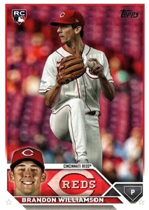 Brandon Williamson P Rookie Reds Topps Baseball Card US286 2023 - Picture 1 of 2
