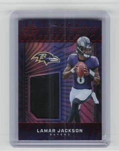 Muestras destacadas 2024 Panini Illusions #HS-LJN Lamar Jackson rojas #/199 - Imagen 1 de 2