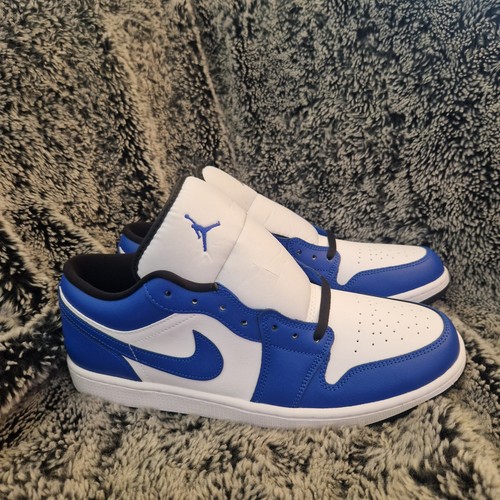 Air Jordan Air Jordan 1 Low 'Game Royal' 553558 124 Uomo Taglia UK 12 Spedizione Veloce