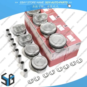 8x Pistons & Rings Kit STD Φ89mm 22mm For BMW X5 E70 M E71 X6 S63B44A 4.4T V8 - Picture 1 of 6