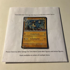 JCC Pokémon Lucario 114/198 Escarlata y Violeta Cosmos Holo - Imagen 1 de 3