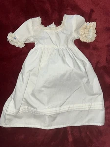 American Girl Pleasant Co. Puppe Felicity weiß Sommerkleid Punkte vergilbte Spitze - Bild 1 von 8