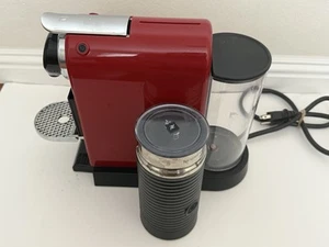 Nespresso CitiZ&Milk Coffee Machine C123 Red - Picture 1 of 5