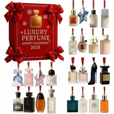 2D Flat-Luxury Perfume Advent Calendar 24-Day Perfume Display Gift Set Decor UK - Image 1 of 4