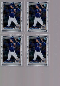 2020 Bowman Chrome Draft PETE CROW-ARMSTRONG Prospect 1st Bowman #BD-72 LOT X 4 - Picture 1 of 1