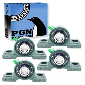PGN UCP204-12 Pillow Block Bearing - Pack of 4 Mounted Pillow Block Bearings ... - Picture 1 of 6