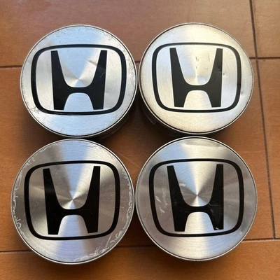 Set of 4  Honda Fit Silver Center Hubcap Hub Cap OE OEM 44732 S50 N910 - Image 1 of 4