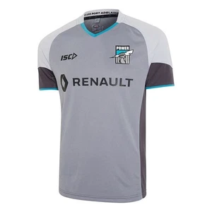 Port Adelaide Power AFL ISC Players Gray Training T Shirt Sizes S-3XL!7 - Picture 1 of 5
