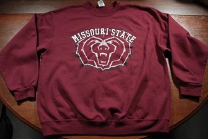 Vintage Missouri State University Bears Sweatshirt JERZEES XL - Bild 1 von 3