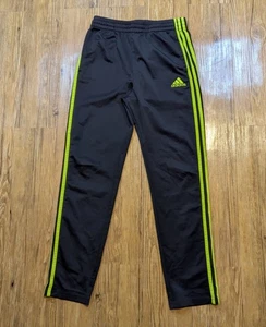Pantalones Adidas Jóvenes Niños Talla XL 18-20 Tres Rayas Negro Limón B35 - Imagen 1 de 4