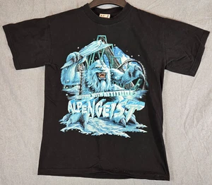 CAMISETA NEGRA VINTAGE BUSCH GARDEN ALPENGEIST YETI HALLOWEEN ALGODÓN TALLA S - Imagen 1 de 9