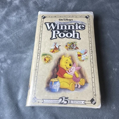 The Many Adventures of Winnie the Pooh VHS  2002 25th Anniversary Edition SEALED - Image 1 of 4