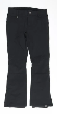 Roxy Women's Black Flared Ski Trousers, Size L, New - Image 1 of 4