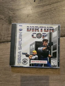 Virtua Cop: NFR Not For Resale (Sega Saturn, 1995) CIB JEWEL CASE - Picture 1 of 6
