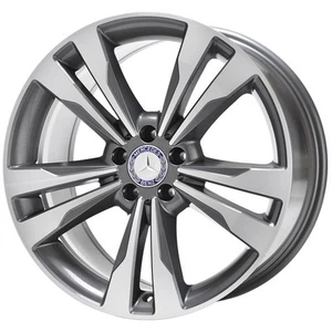 19" MERCEDES-BENZ S400 WHEEL RIM FACTORY OEM 85349 (F) 2014-2018 MACHINED GREY - Picture 1 of 1