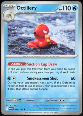 Octillery 034/182 Common Normal SV04: Paradox Rift NM - Image 1 of 2