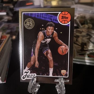 2025-26 Topps NBA Ace Bailey RC Rookie SP 45th Anniversary Foil Jazz #80BK-54 - Picture 1 of 2